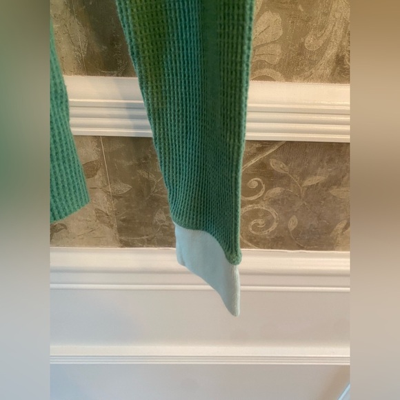 American Eagle Outfitters Mint Green Ribbed Top - Picture 4 of 5